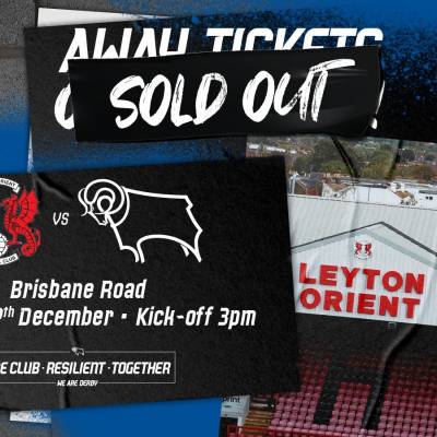 Leyton Orient Away Tickets Sold Out - Blog - Derby County